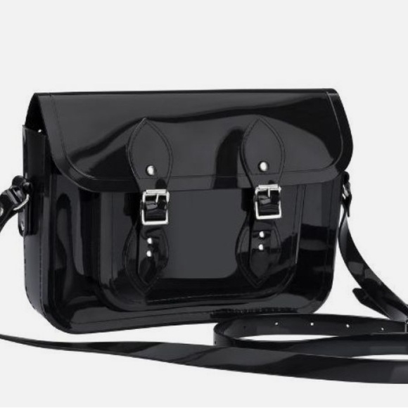 Melissa Satchel ,Cambridge across body bag black - Picture 1 of 7